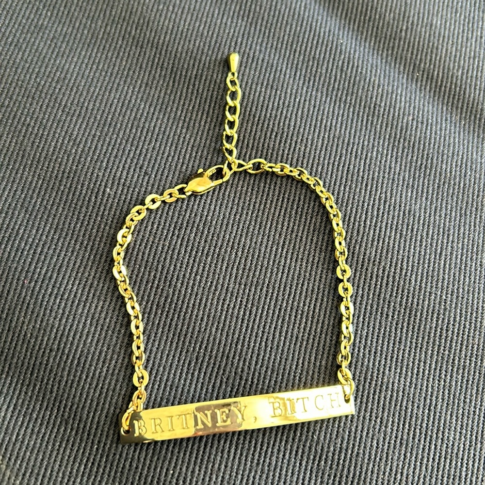 Original Britney Spears Piece of Me “Britney B*tch” Bracelet